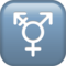 Transgender Symbol emoji on Apple